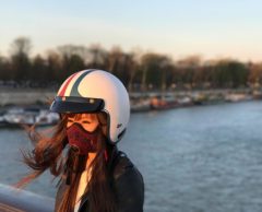 Recyclable et made in France, ce masque protège motards et cyclistes des microparticules