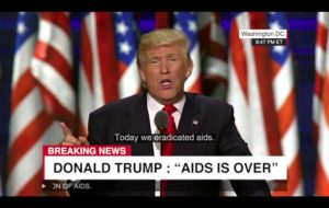 Un deepfake de Donald Trump pour lutter contre le sida