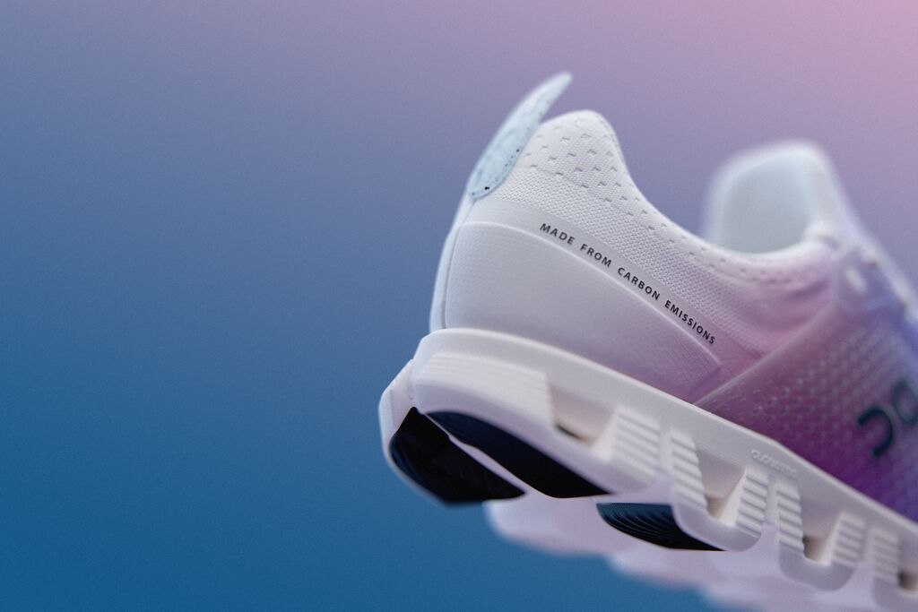 Détail de la Cloudprime, la future basket de On réalisée avec de la mousse EVA CleanCloud. Crédit : On.