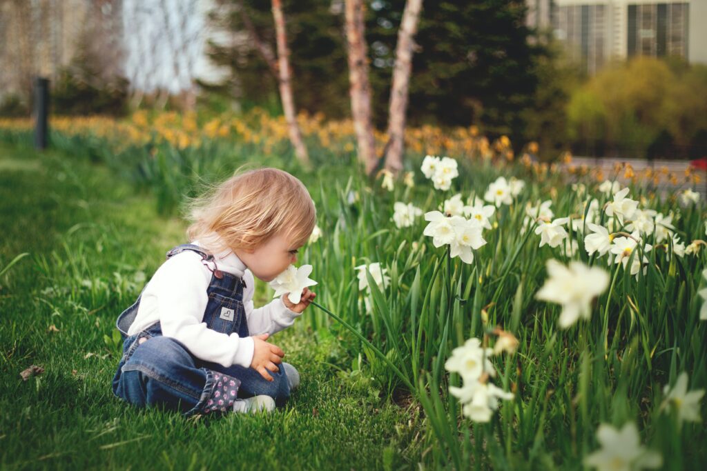 respirer les fleurs