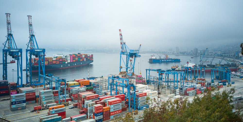 port de commerce de Valparaíso