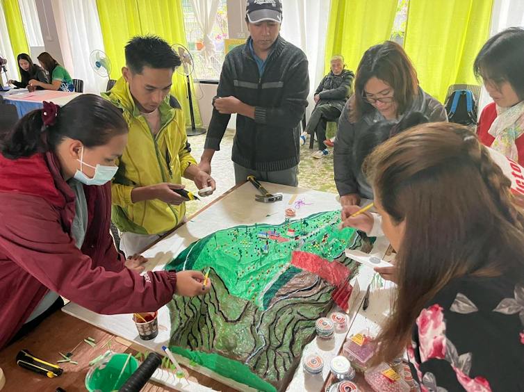 Activités de cartographie participative pour la réduction des risques aux Philippines