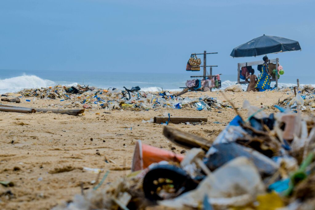 pollution plastique plage