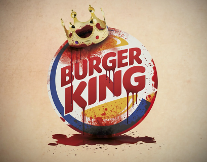 L214 détourne l'image de Burger King.