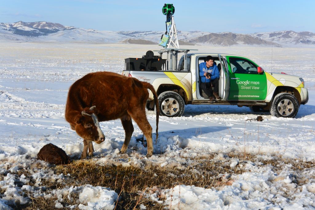 Google Street View en Mongolie. Photo : Google.