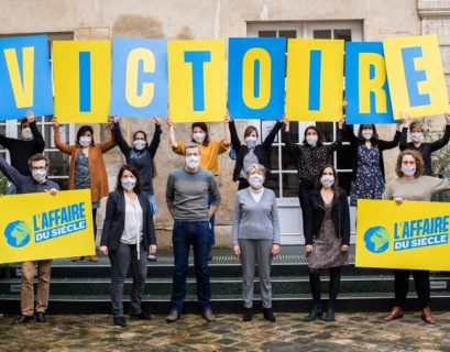 L'Affaire du sicèle a été initiée par Oxfam, Greenpeace France, le collectif Notre affaire à tous, et la Fondation Nicolas Hulot.