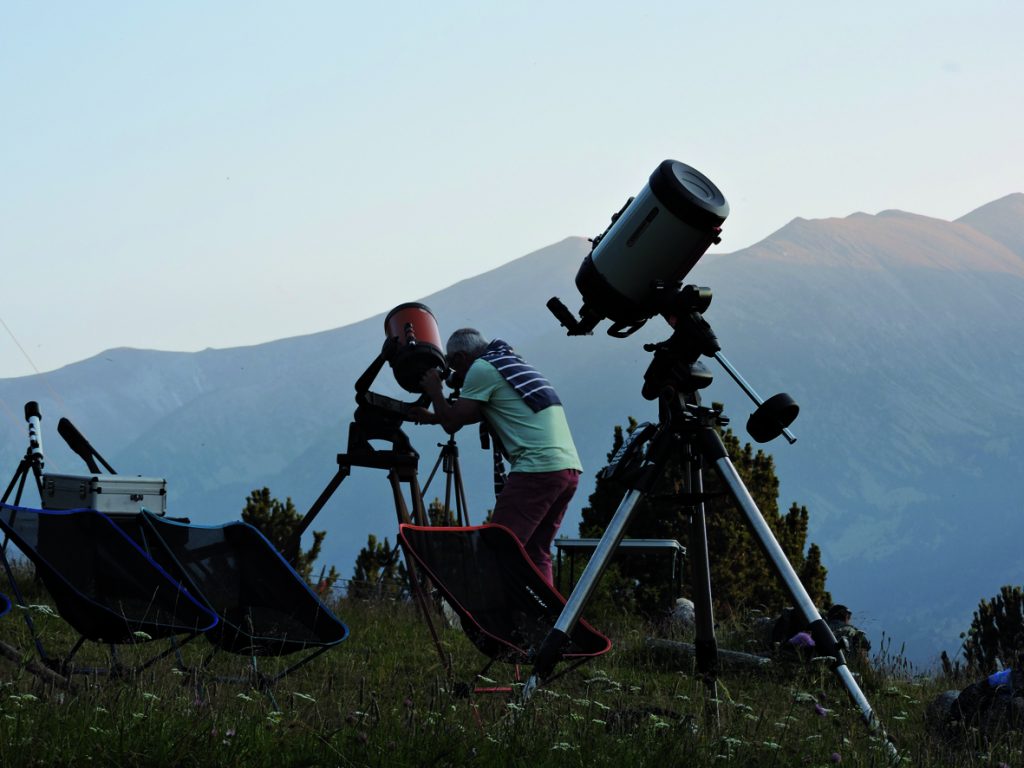 Initiation à l'astronomie lors du Festival Nature.