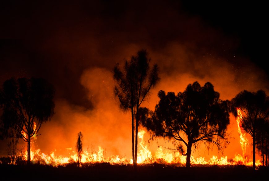 Incendies en Australie.